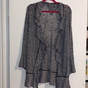 Animal print coverup